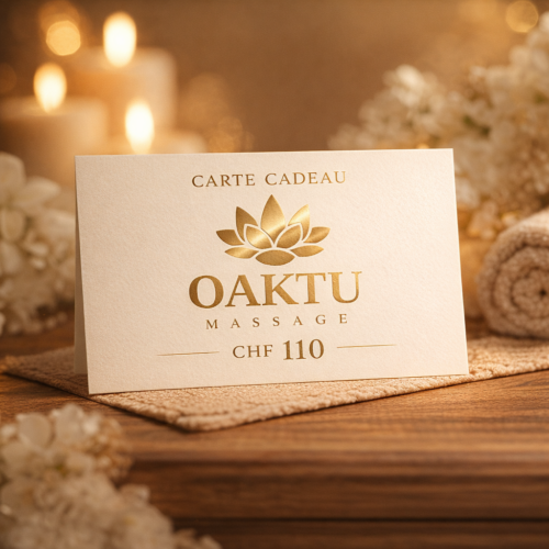 110 Carte Cadeau – Massage 60 min (CHF 110)