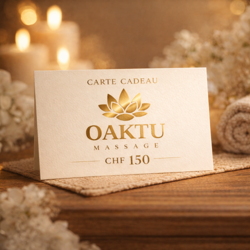 150 Carte Cadeau – Massage 90 min (CHF 150)